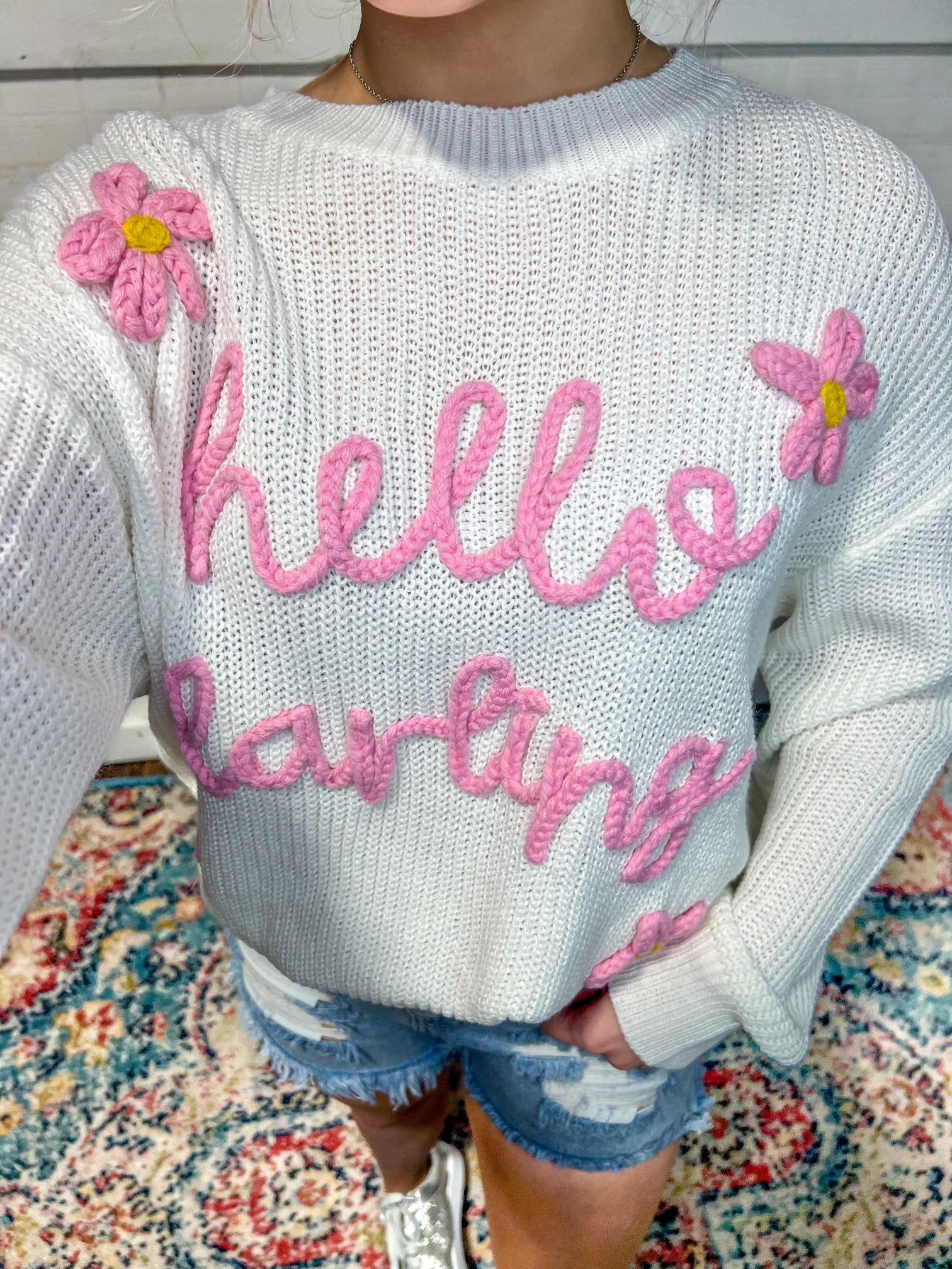 Hello Darling Lt Sweater