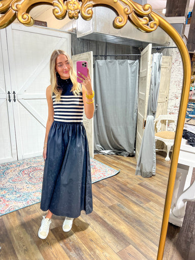 A mirror photo showing this same dress